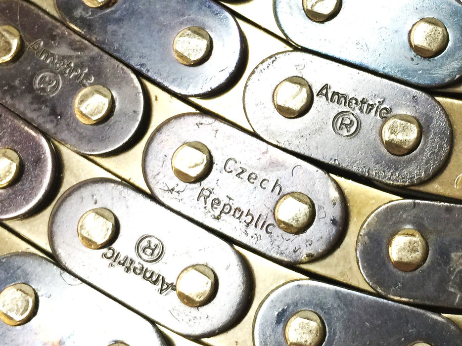 Ametric 10' Double Strand Roller Chain w/o Connecting Link NOS