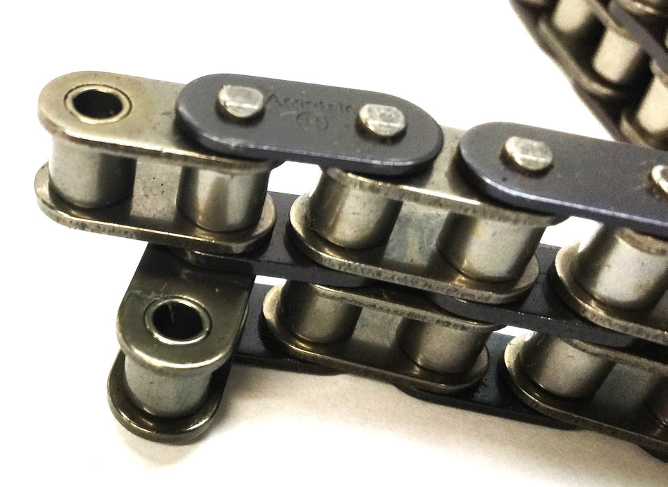 Ametric 10' Double Strand Roller Chain w/o Connecting Link NOS