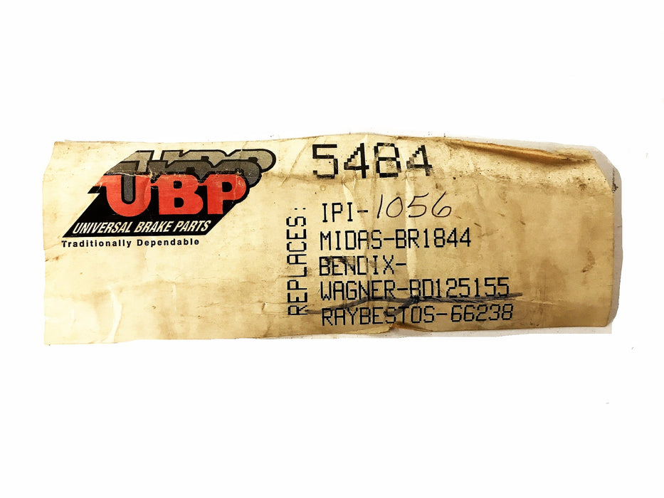 UBP Disc Brake Rotor 5484 NOS