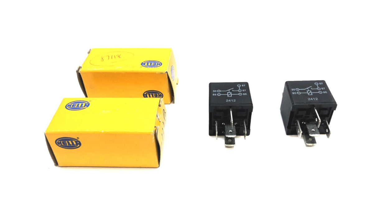Hella 12V Relay 4RA933791-061 (87118) [Lot of 2] NOS