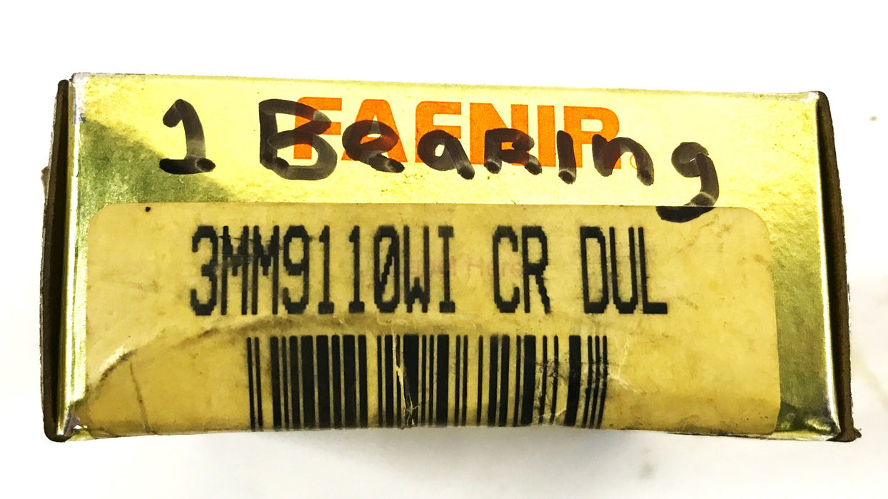 Fafnir Angular Contact Ball Bearing 3MM9110WICRDUL NOS