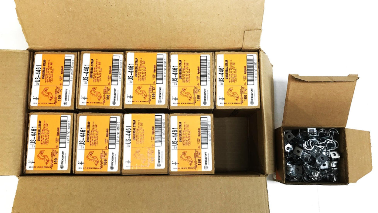 Bridgeport 3/8" Stainless Steel Universal Strap US-4461 [Box of 1000] NOS