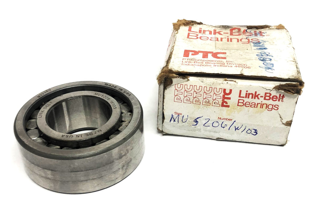 Link-Belt Cylindrical Roller Bearing M5206U (MU5206/W103) NOS