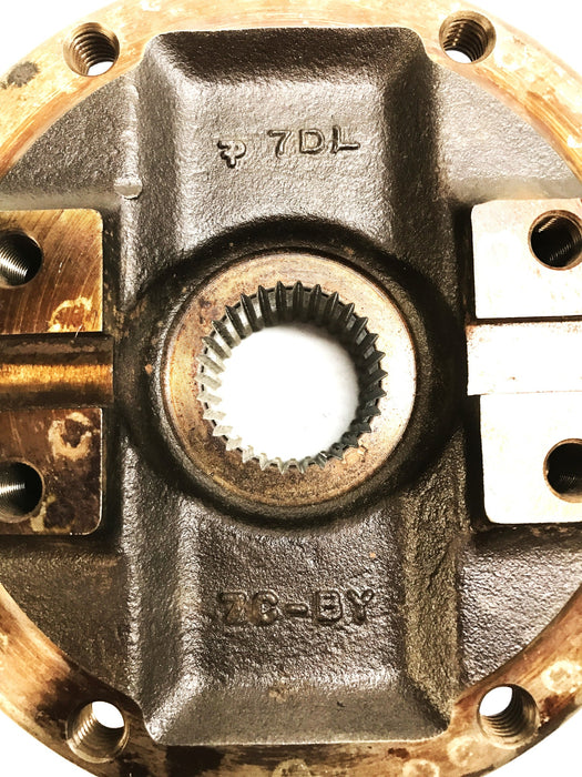 Volvo Construction 8" x 4" (2" Center) Splined Axle Plate 7DL-7C-BY USED