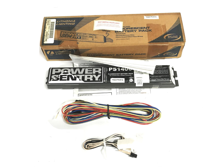 Lithonia Lighting Fluorescent Battery Pack PS1400QD-M8 NOS