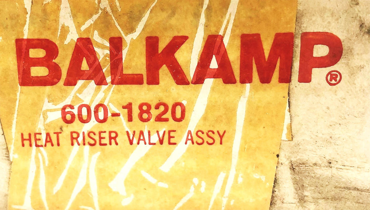 Balkamp Heat Riser Valve Assembly 6001820 NOS