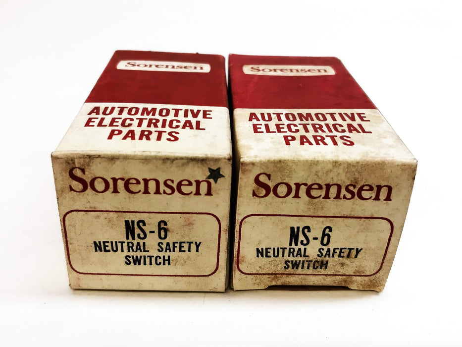 Sorensen Neutral Safety Switch NS-6 [Lot of 2] NOS