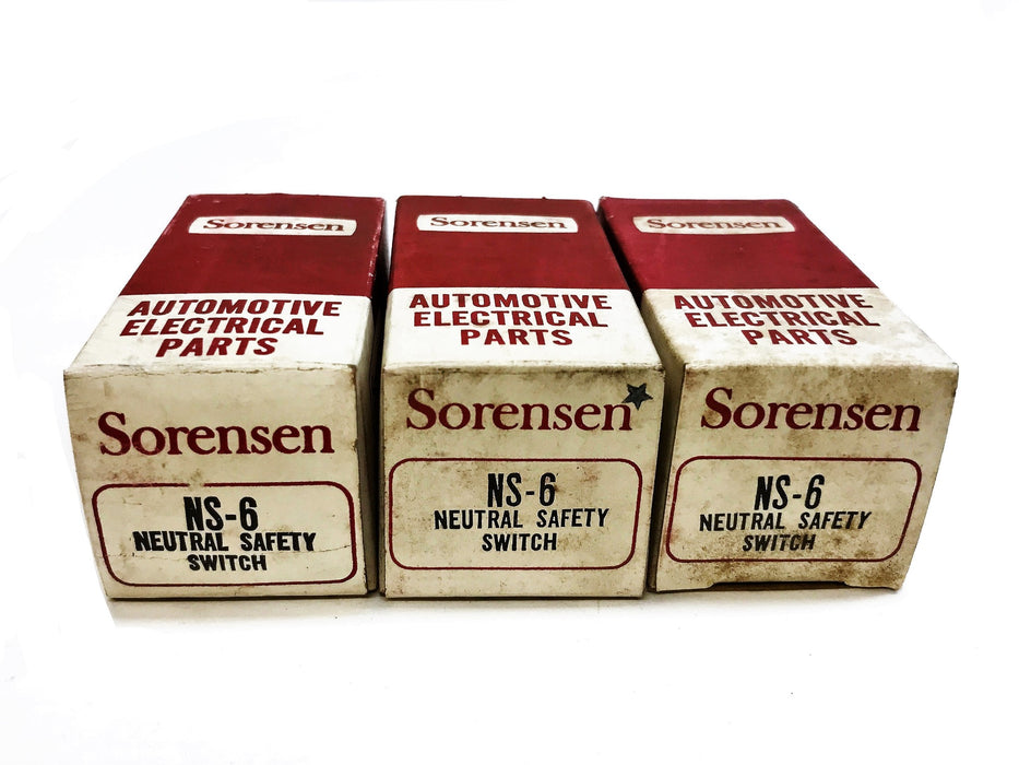 Sorensen Neutral Safety Switch NS-6 [Lot of 3] NOS