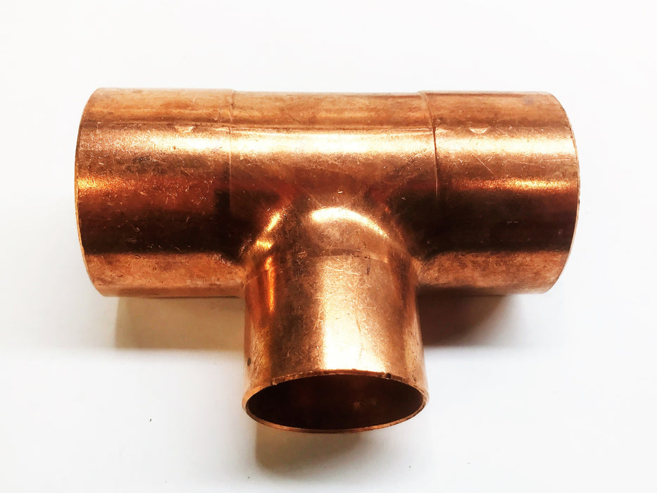 Nibco 2" Sweat x 1-1/2" Sweat x 2" Sweat Copper Reducing Tee NOS
