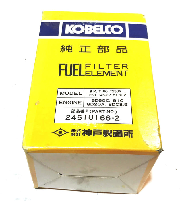 Kobelco Fuel Filter Element 2451U166-2 NOS