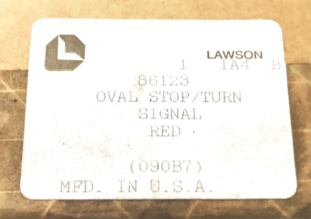 Lawson Oval Stop/Turn Signal With Arrow RED 86123 NOS