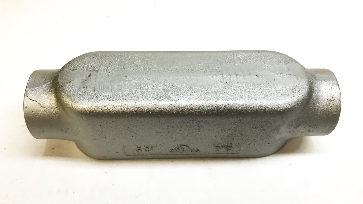 Cooper Crouse Hinds 2" Malleable Iron Conduit Outlet Body C200M NOS