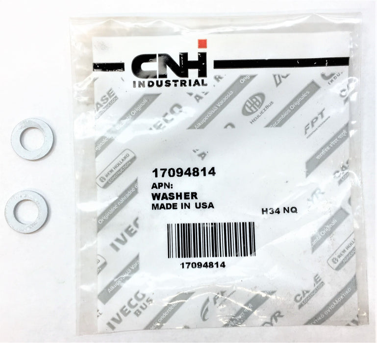 Washer for CASE NEW HOLLAND/CNH 17094814 [Lot of 2] NOS