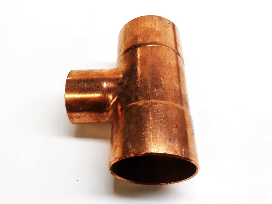 Nibco 2" Sweat x 1-1/2" Sweat x 2" Sweat Copper Reducing Tee NOS