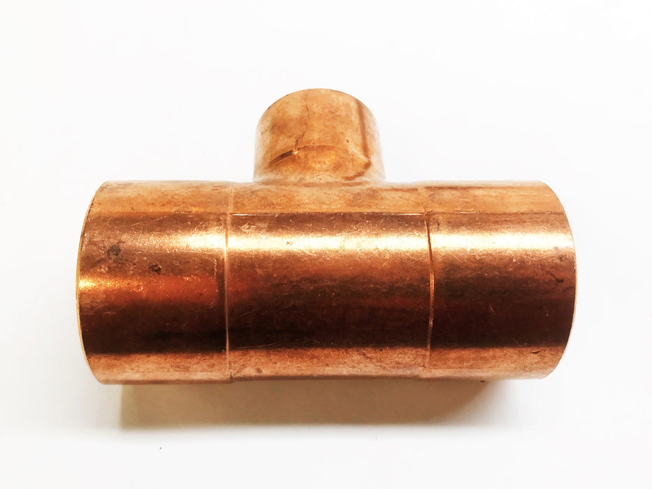 Nibco 2" Sweat x 1-1/2" Sweat x 2" Sweat Copper Reducing Tee NOS