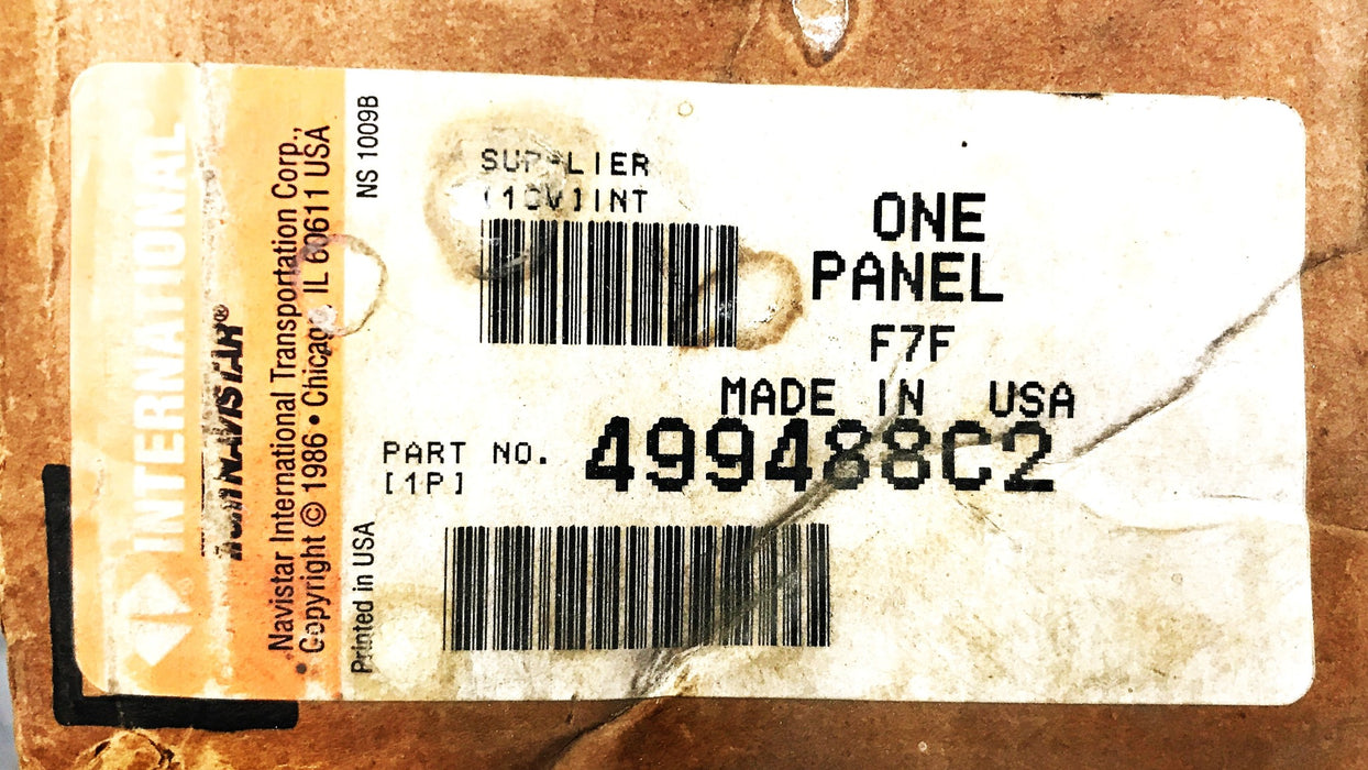 International ProStar Fender Extension Panel 499488C2 NOS