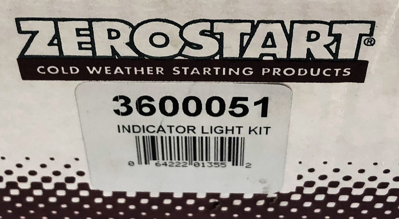 Zerostart Indicator Light Kit 3600051 NOS