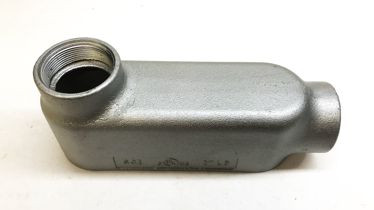 Cooper Crouse Hinds 2" Malleable Iron Conduit Outlet Body LB200M NOS