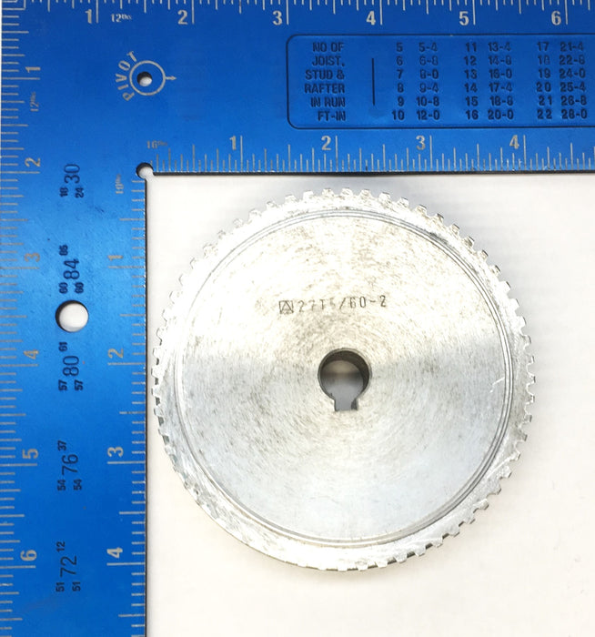 Unbranded Aluminum Timing Pulley with Lip 27T5/60-2 NOS