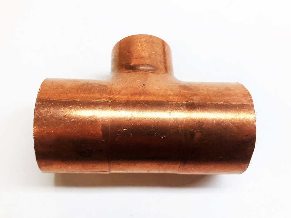 Lee 2" Sweat x 1-1/2" Sweat x 2" Sweat Copper Reducing Tee NOS