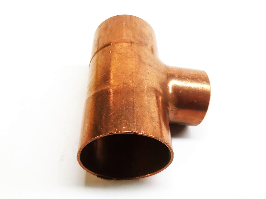 Lee 2" Sweat x 1-1/2" Sweat x 2" Sweat Copper Reducing Tee NOS
