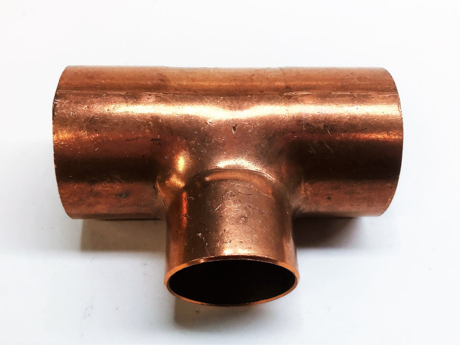 Lee 2" Sweat x 1-1/2" Sweat x 2" Sweat Copper Reducing Tee NOS