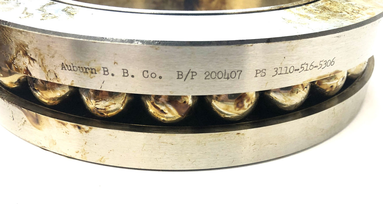 Auburn PS 3110-516-5306 Thrust Ball Bearing 200407 NOS
