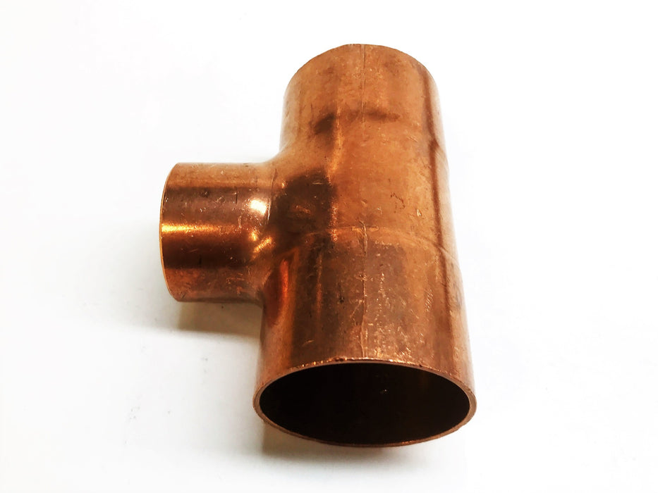 Lee 2" Sweat x 1-1/2" Sweat x 2" Sweat Copper Reducing Tee NOS