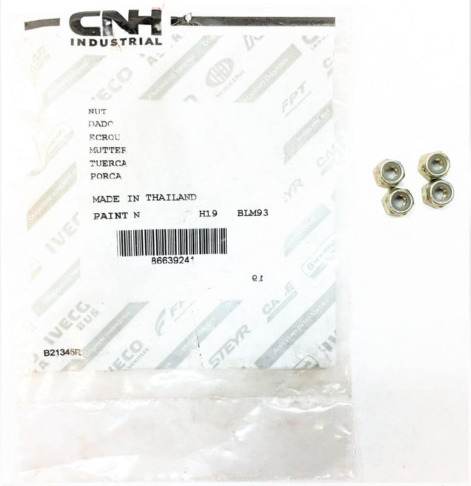 Nut for CASE NEW HOLLAND/CNH 86639241 [Lot of 4] NOS