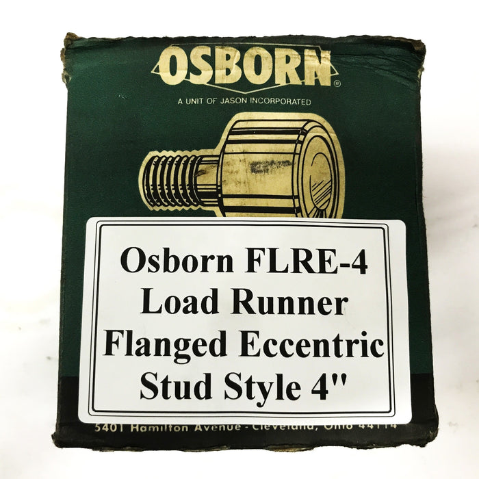 Osborn 4 inch Flanged Eccentric Stud Load Runner Idler Roller FLRE-4 NOS