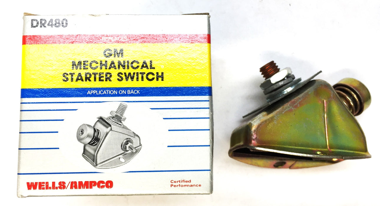 Wells Mechanical Starter Switch DR480 for 55-59 Chevrolet Truck/55-56 GMC Truck