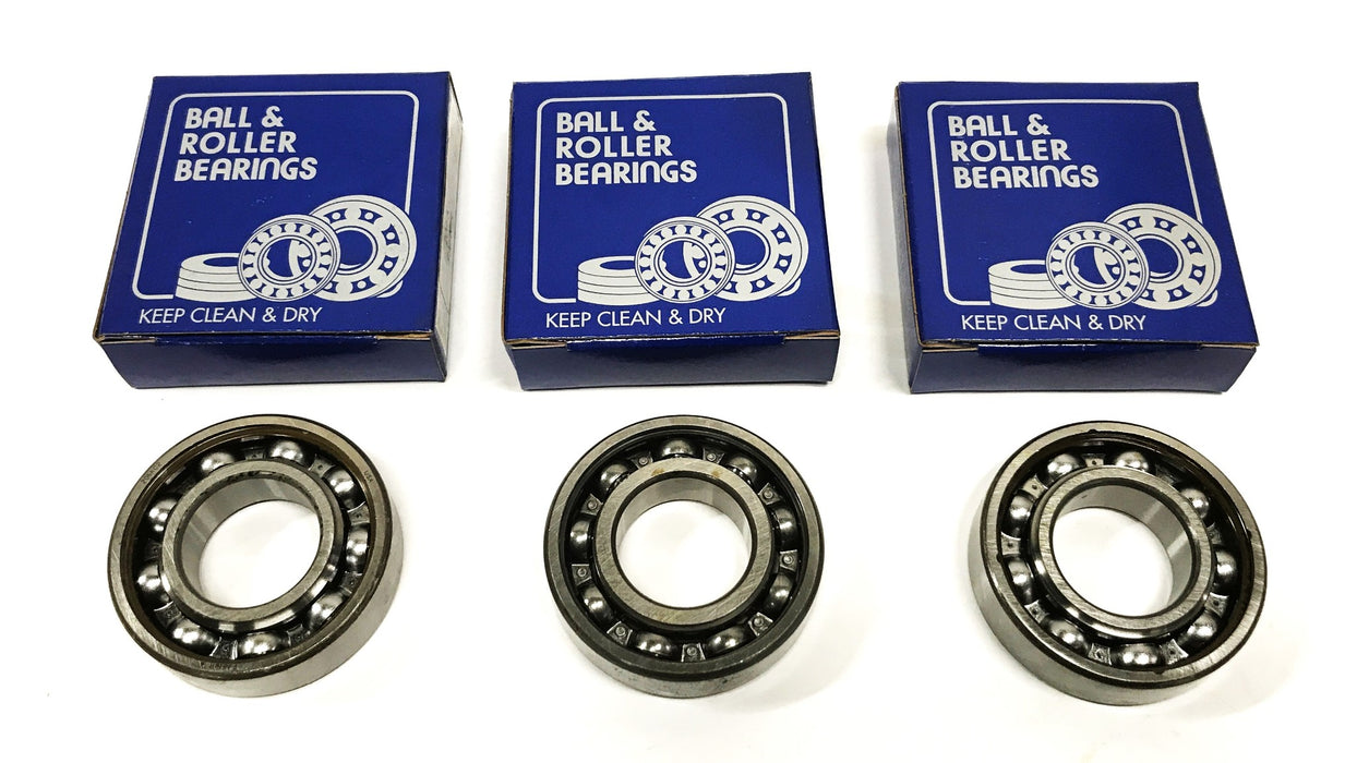 Fafnir Deep Groove Radial Ball Bearing 206KC2 [Lot of 3] NOS