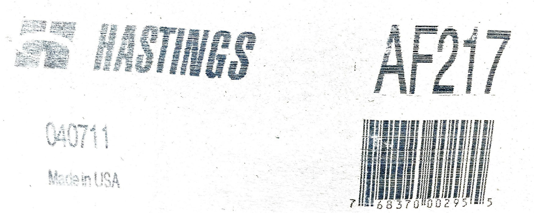 Hastings Filter AF217 NOS