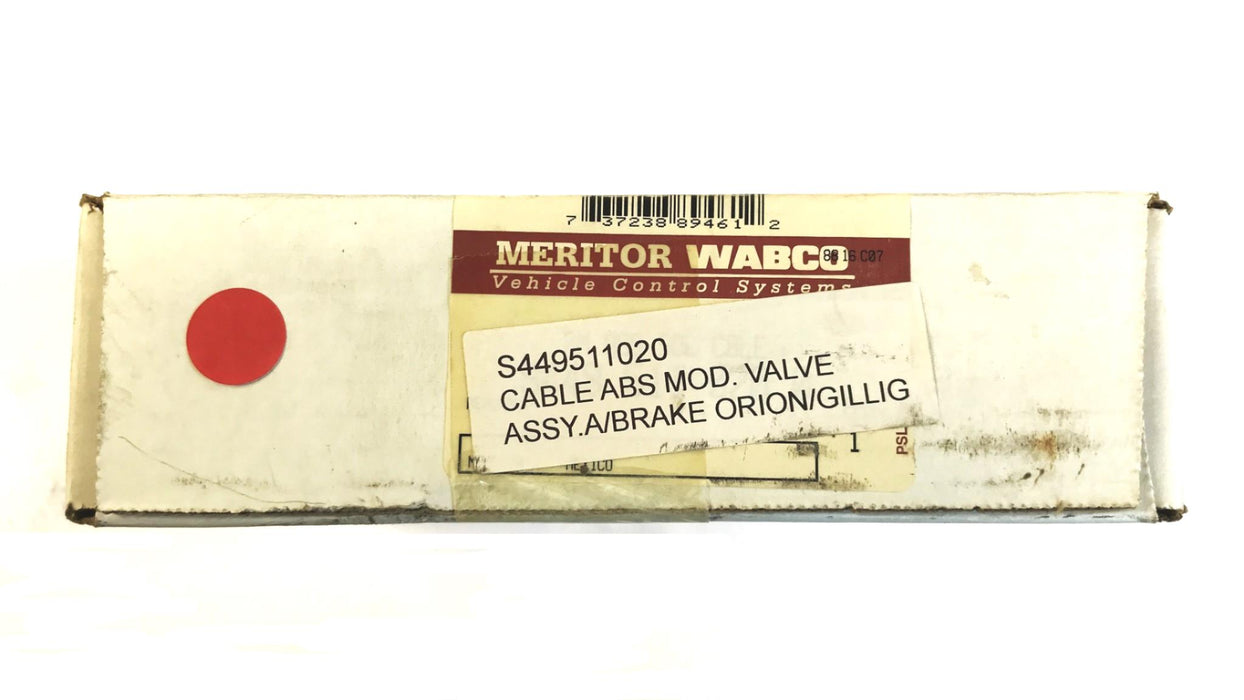 Meritor Wabco Tractor Modulator Valve Cable S449511020 NOS