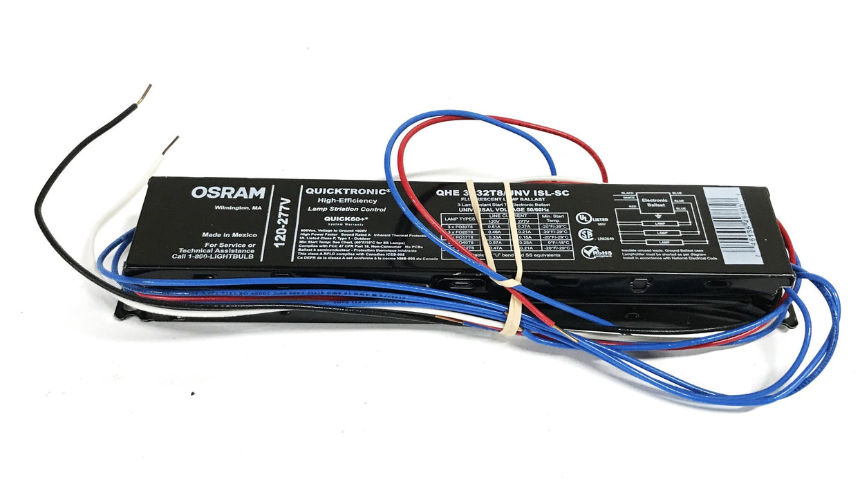 OSRAM Quicktronic Fluorescent Lamp Ballast QHE-3x32T8/UNV-OSL-SC [Lot of 2] NOS