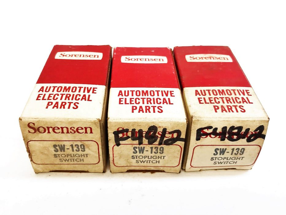 Sorensen Stoplight Switch SW-139 [Lot of 3] NOS