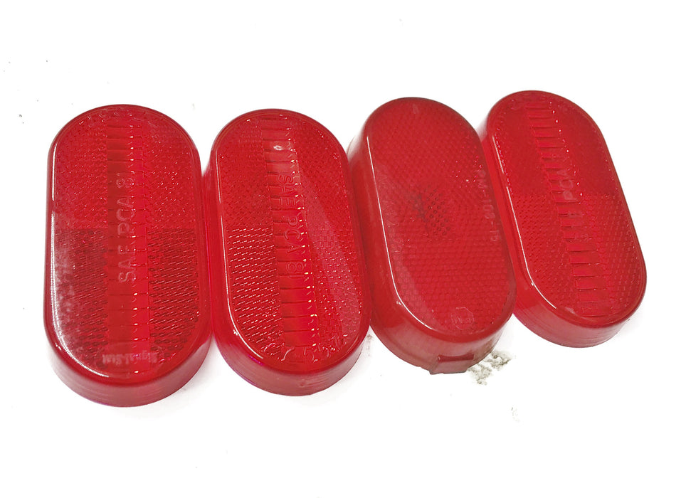 Napa Balkamp Red Marker/Clearance Lens 680-2134 [Lot of 4] NOS