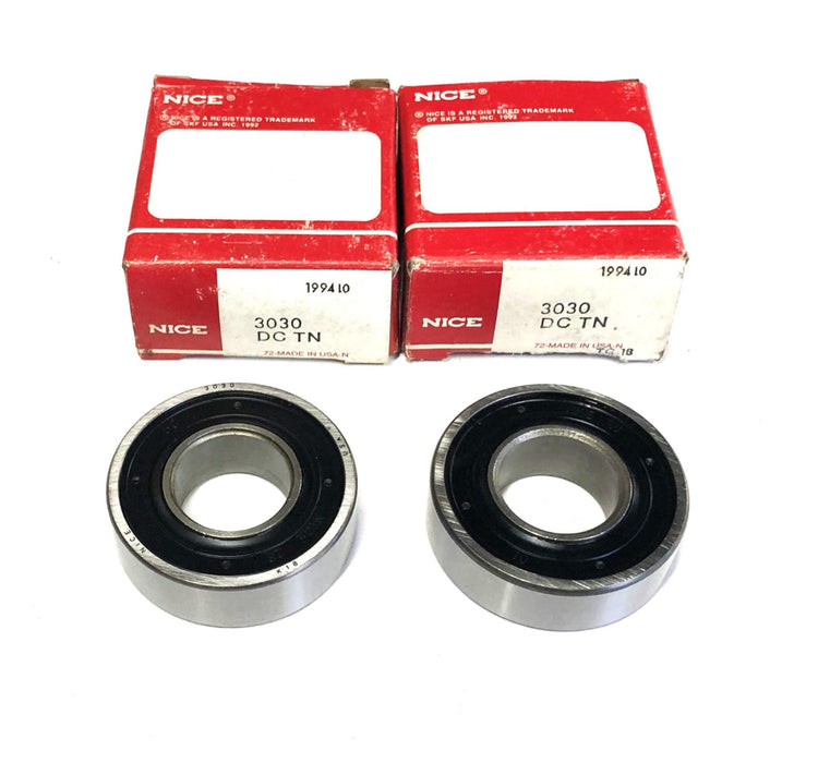 Nice Double Sealed Ball Bearing 3030DCTN [Lot of 2] NOS