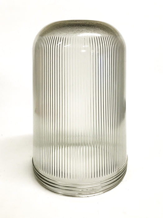 Hubbell Kemlux III 7-3/4 inch Ribbed Low Glare Glass Globe KG40 NOS