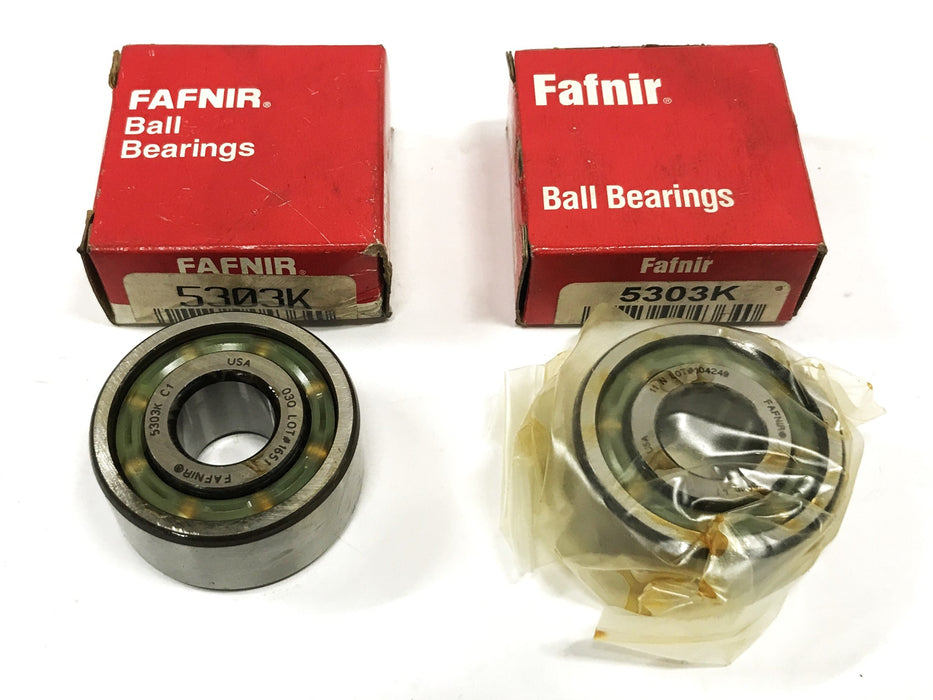 Fafnir Angular Contact Ball Bearing 5303K [Lot of 2] NOS