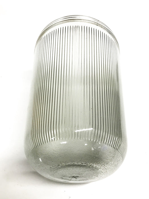 Hubbell Kemlux III 7-3/4 inch Ribbed Low Glare Glass Globe KG40 NOS