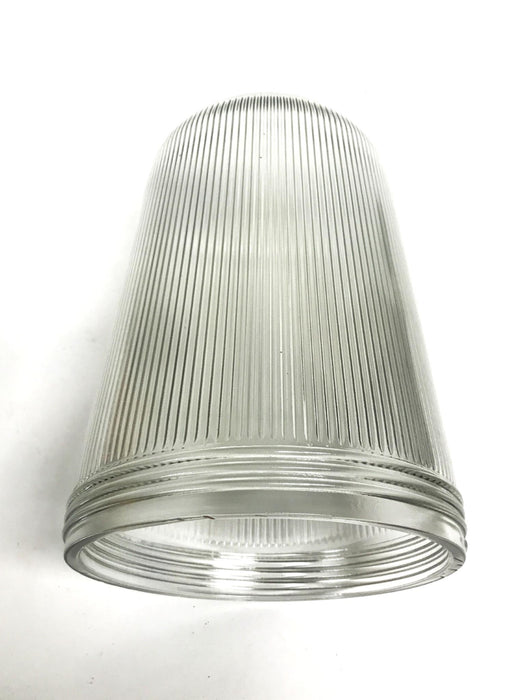 Hubbell Kemlux III 7-3/4 inch Ribbed Low Glare Glass Globe KG40 NOS