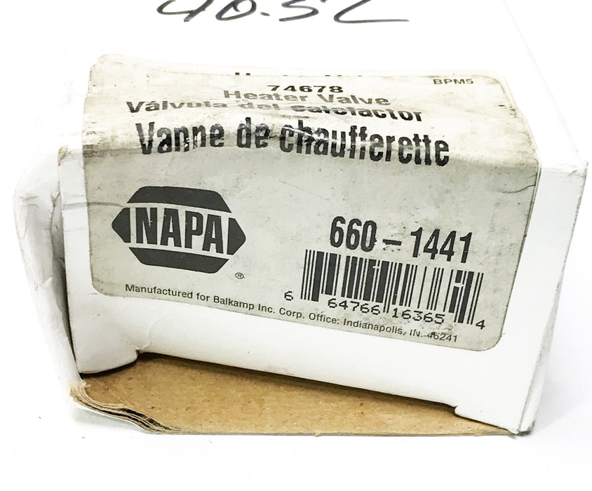 Napa Heater Valve 660-1441 (6601441) NOS