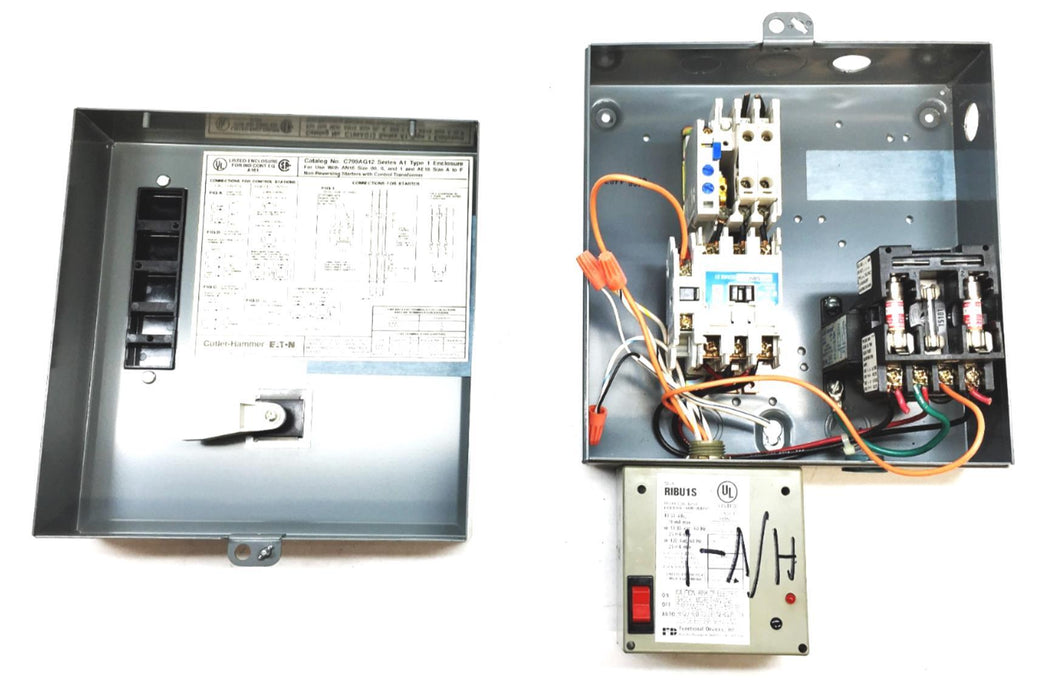 Eaton Cutler-Hammer Enclosure With Transformer And Relays C799AG12 USED
