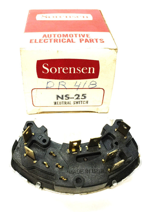 Sorensen Neutral Switch NS-25 (S396) NOS