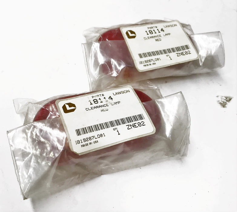 Lawson/Peterson Red Marker/Clearance Light 18114 [Lot of 2] NOS
