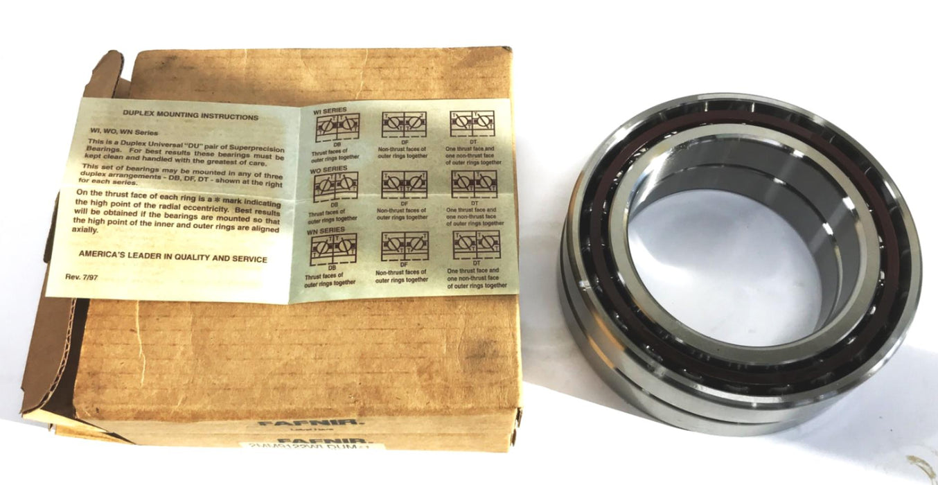 Fafnir Angular Contact Bearing 2MM9122WIDUM NOS