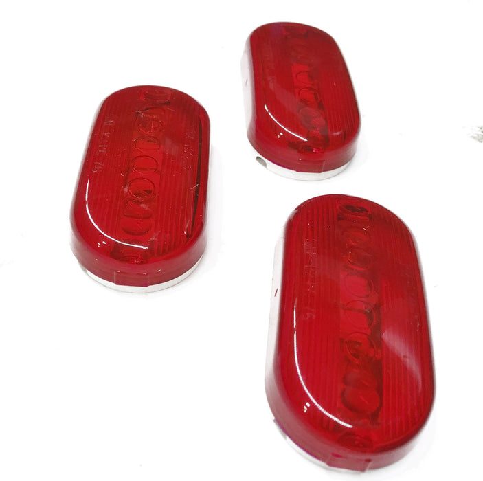 Lawson/Peterson Red Marker/Clearance Light 18114 [Lot of 3] NOS