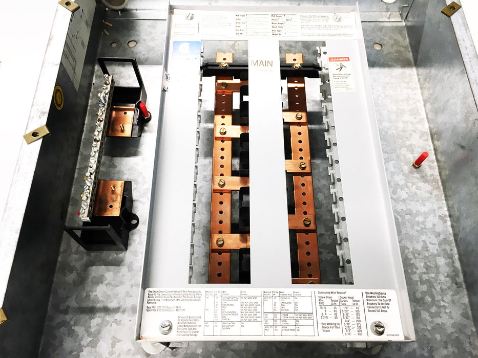 Westinghouse Challenger PowerMaster 3PH 4W PRL1 Panel Board YS2027 (735570) USED