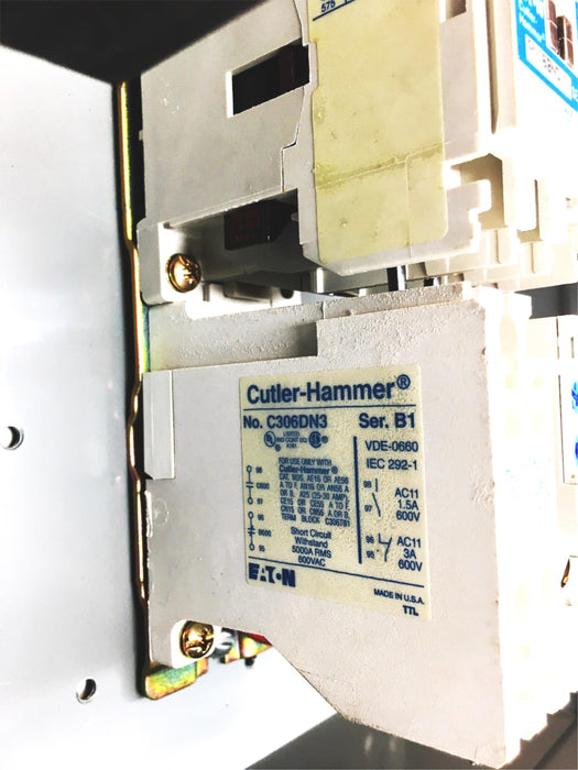 Eaton Cutler-Hammer Enclosure With Transformer And Relays C799AG12 USED